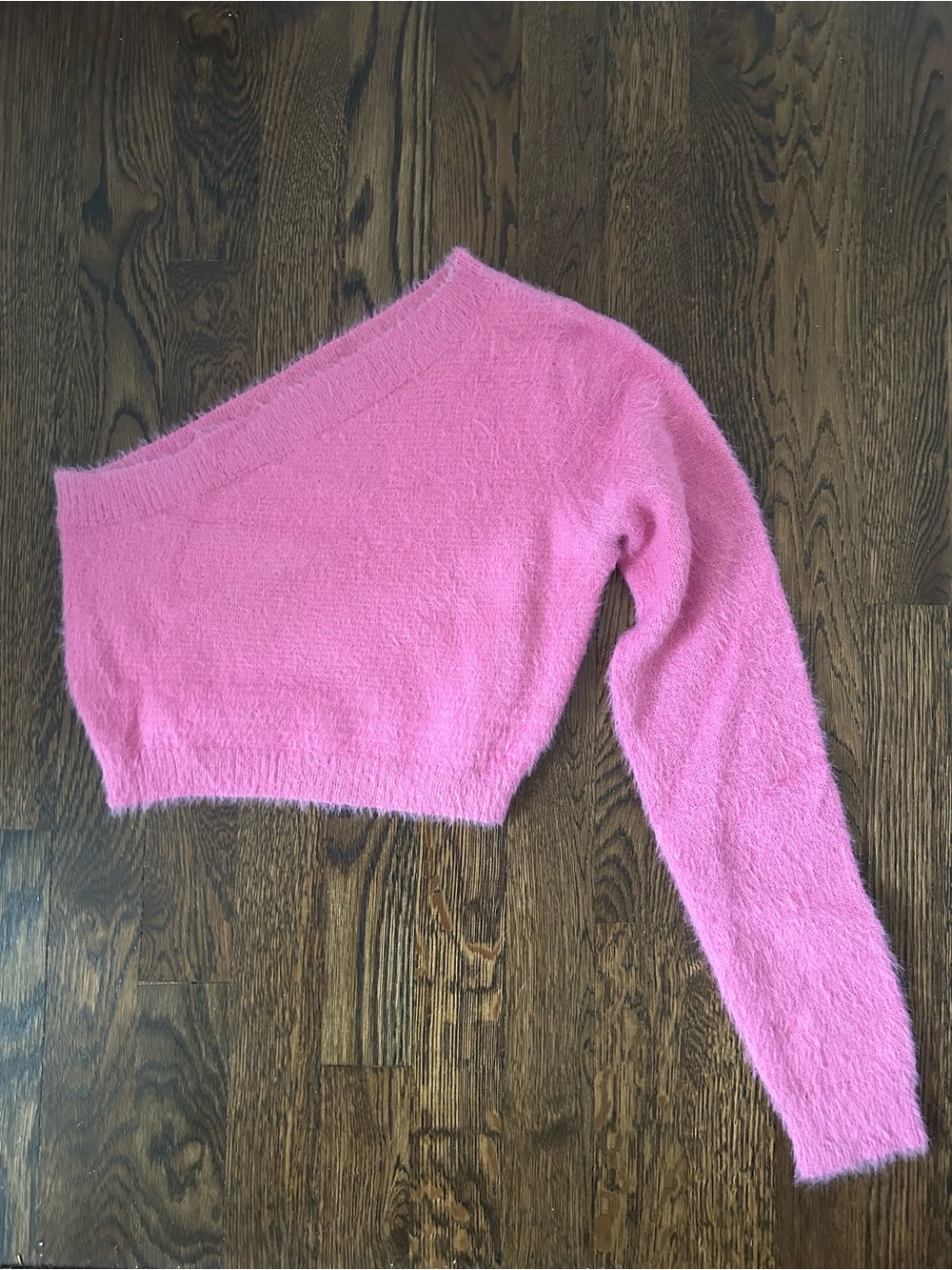 Superdown One Shoulder Cropped Sweater